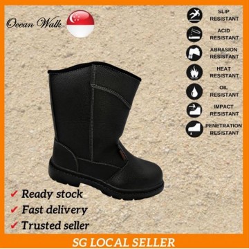 Safety Boot OW188 High Cut with Steel Toe Cap and Midsole