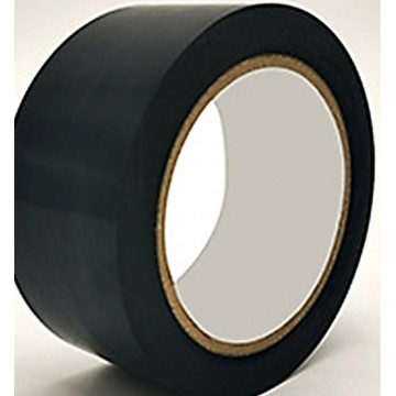 Black Floor Marking with Reverse side Adhesive Tape