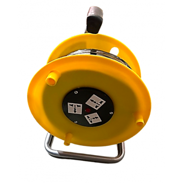 Cable Reel framed stand 3 ways G UK sockets