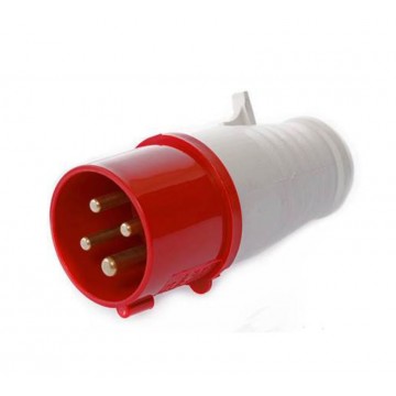 32A PLUG, 4 PIN, 220V, IP44