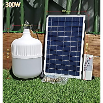 Three colour Mosquito repellent with solar bulb, panel and remote control