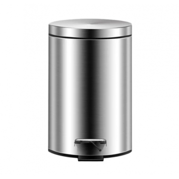 Metal Rubbish Bin 12 Litre with Foot Pedal