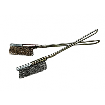 Wire brush metal handle bristle in brass/ stainless steel