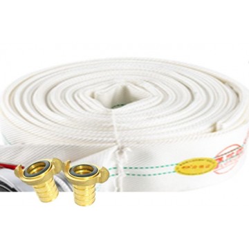 Rubber coated fire hose 50mm / 75mm x 30 meters