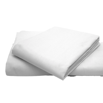 Bed Sheet Plain White Flat Sheet