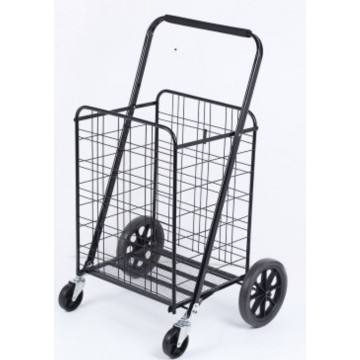 Foldable Household 4 Wheel Steel Trolley