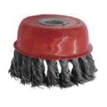 Wire Cup Brush Twisted Knot