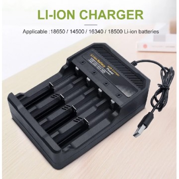 4 LINE USB LI-ION BATTERY CHARGER
