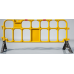 Heavy-Duty Plastic Tubular Crowd and Traffic Control Barrier