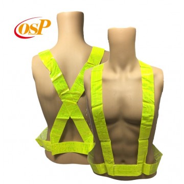 Yellow Green reflective Belt Safety Vest